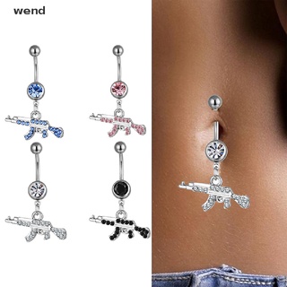 We Dangle Belly Ring Navel Bar Body Piercing 316L Surgical Steel Nickel-free CO