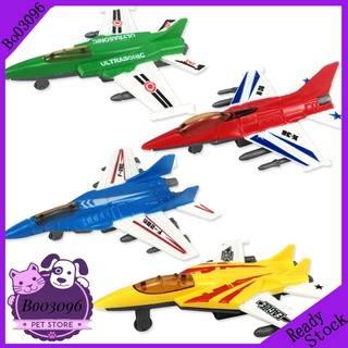 Bo lindo interesante tire hacia atrás avión juguete Mini avión forma de avión juguete para niños Color aleatorio