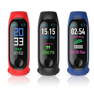 （3cstore1） M3 Blood Pressure Oxygen Heart Rate Monitor IP68 Waterproof Smart Bracelet