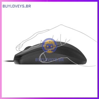 Mouse USB con cable bajo ruido Para escritorio/Notebook/oficina