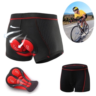 5d gel acolchado pantalones cortos hombres ciclismo bicicleta bicicleta deportes pantalones cortos ropa interior