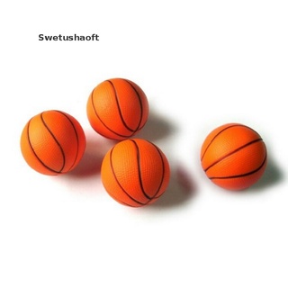 [swt] 6,3 cm naranja baloncesto mano muñeca ejercicio alivio del estrés exprimir bola de espuma suave fdg