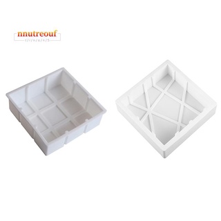 molde cuadrado de silicón para mousse de navidad/molde de silicón francés para tartas/postres/molde para hornear 20cm