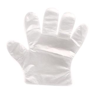 100 unids/set de guantes transparentes de limpieza de película desechables multifuncionales (2)