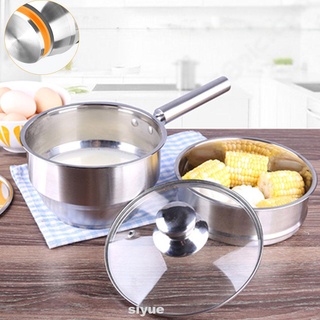 Vaporizador de acero inoxidable doble caldera duradera cocina Mini cocina hogar cocina sopa (5)