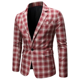 negocios casual hombres traje de moda un solo pecho de los hombres blazers y traje chaquetas slim fit (3)