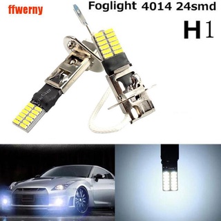 [ffwerny] 6500k hid xenon blanco 24-smd h1 led bombillas de repuesto para luces antiniebla conducción drl