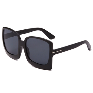 Clásico Retro de gran tamaño cuadrado gafas de sol de las mujeres de la marca de lujo de la moda moderna T palabra gafas de sol al aire libre de viaje gafas de conducción UV400 (4)