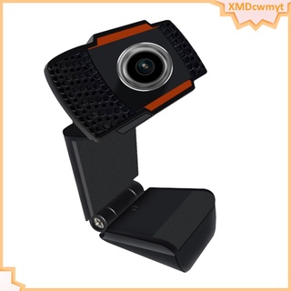 cámara giratoria hd para computadora web cam con micrófono ajustable para videollamadas