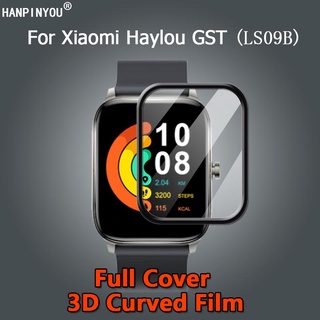 1/2/3/5 Piezas Para Xiaomi Haylou GST GTS/LS09B Smart Watch Ultra Transparente Cubierta Completa 3D Curvo Suave PMMA Película Protector De Pantalla-No Vidrio Templado
