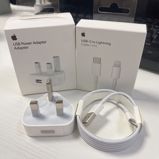 1 año de garantía Apple Iphone cargador 1M 2M Cable de datos Lightning y 5W USB carga adaptador de viaje para Iphone Ipad Airpods