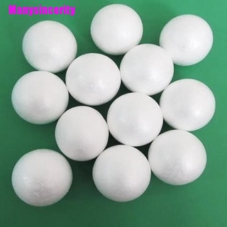 [Manysincerity] 10 redondo blanco 80 mm poliestireno bola de espuma modelado esfera de espuma de poliestireno artesanía