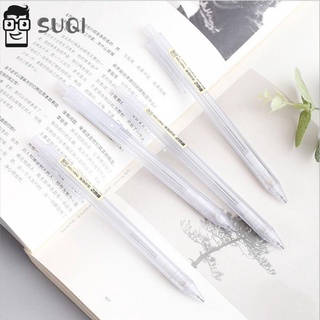 Suqi Simple lápiz mecánico 2B papelería suministros escolares/mm transparente esmerilado estudiante