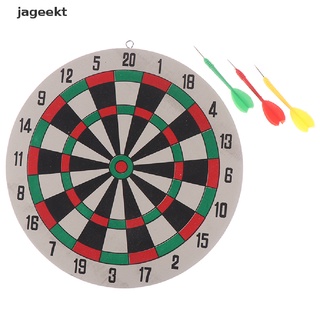 jageekt 1set nuevo tablero de dardos y dardos juego conjunto perfecto para cueva juego sala de juegos niños decoración co