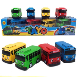 4 piezas juguete Para coche el pequeño Bus Tayo Amigo Mini regalo Especial Tayo Rogi Gani Rani