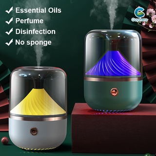 Difusor de aroma ultrasónico humidificador de aceite esencial difusor para aromaterapia 6 colores luz de noche 120ml usb c fuente de alimentación