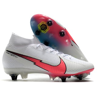 nike mercurial superfly 7 elite sg-pro ac hombres tejer impermeable zapatos de fútbol, zapatos de fútbol ligero, fútbol partido zapatos, tamaño 39-45