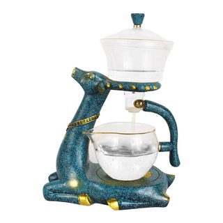 350ml de vidrio tetera infusor goteo olla taza de té reno decoración adorno (9)