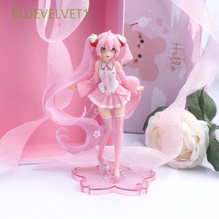 Bluevelvet1 figura De Pvc Rosa Miku con Sakura/Miku/Multicolorido Para niñas