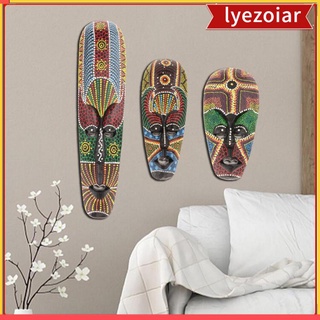 [lyezoar] 1 pieza Máscara/Máscara Africana De pared De madera Estilo Africano Chiseled Para decoración Africana/pared