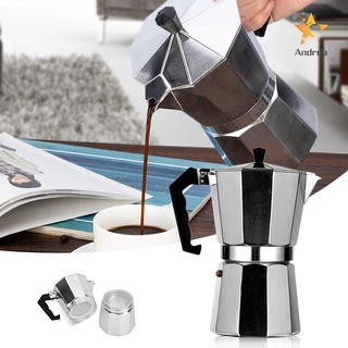 Moka Cafetera De Aluminio Espresso Maker Fácil De Usar Y Limpiar Máquina De Café Automática Hogar