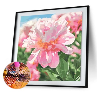 diy diamond pintura coloridas flores 5d completo cuadrado rhinestone arte imagen (3)