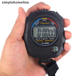 [simplehomeline] Cronómetro Digital LCD impermeable con cronómetro con correa caliente (1)