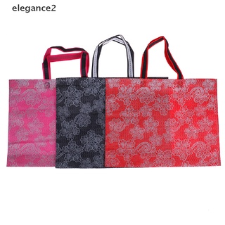 [elegance2] bolsa de compras portátil de gran capacidad de nylon, impermeable, gruesa, casual [elegance2]