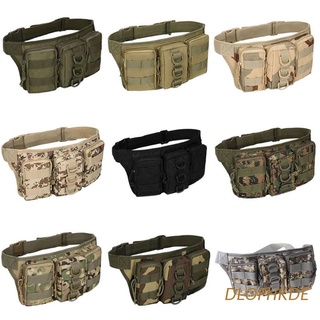 dlophkde al aire libre utilidad táctica cintura pack bolsa militar camping senderismo bolsa de cinturón bolsas