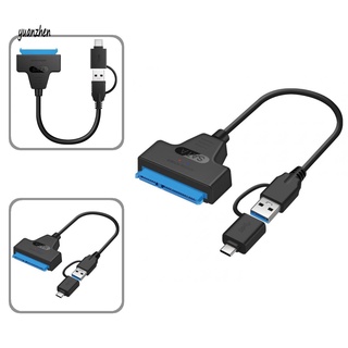 < yuanzhen > 2 En 1 USB 3.0 Tipo C A 22 Pines SATA Adaptador De 2.5 Pulgadas HDD SSD Cable De Disco Duro