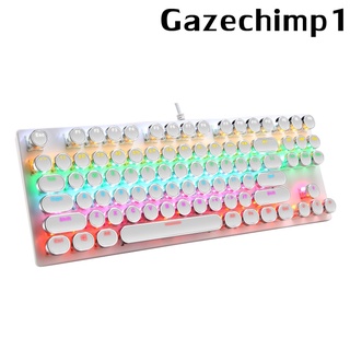 [GAZECHIMP1] K550 teclado mecánico para juegos de 87 teclas con cable de juego teclado RGB retroiluminado
