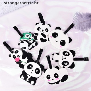 [Garoetrtr] lindo oso Panda Para equipaje/Etiqueta Para maleta/identificación/Etiqueta con nombre y identificación Br