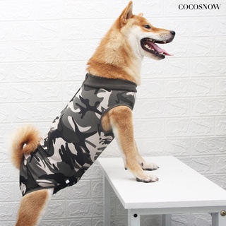 cocosnow perro posparto tela de cuatro patas recuperación de heridas modal anti lamiendo destete traje