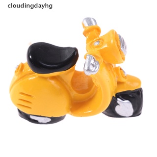 cloudingdayhg 4pcs casa de muñecas miniatura motocicleta triciclo modelo de juguete casa de muñecas adorno productos populares (4)