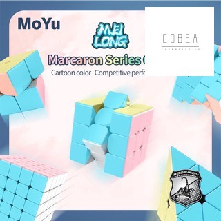 rubik rubik cubo moyu meilong pastel 2x2 3x3 4x4 5x5 macaron cubo mágico antiestrés pirámide (paltes)