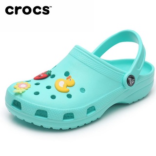 100% Crocs/Carlocci2021 nuevos modelos de estrellas de verano Yang Mi con Dieter Hole sandalias de playa y arrugas (4)