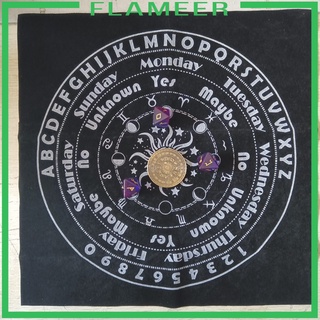 [FLAMEER] Mantel de Tarot de terciopelo juego de mesa Magic Pentacle Tarot Altar mantel de mesa