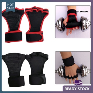[Ppt] guantes antideslizantes de medio dedo para hombres y mujeres/gimnasio/Fitness/ejercicio/muñeca