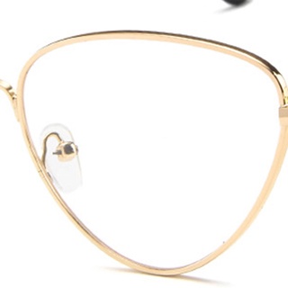 lentes planos de colores transparentes con espejo ojo de gato lentes planos para mujer