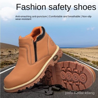 Hot-sell hombres/mujeres zapatos indestructibles de acero del dedo del pie botas de seguridad a prueba de pinchazos zapatillas de deporte de trabajo YqsW