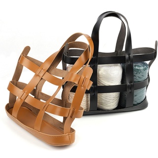 Bst DIY bolsa de piezas de cuero de la correa de cuero de la PU bolsas de ganchillo correa para tejer bolso de hombro bolsas (7)