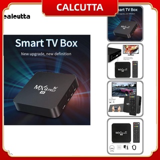 [calcutta] Black Media TV Sintonizador 5G 4K Smart Set Top Box Alta Resolución Para El Hogar