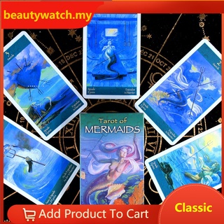 >100% nuevo<78Pcs Tarot of Mermaids English Cards@Magic Game