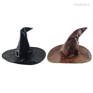Oscuro Halloween mago bruja sombrero mascarada fiesta gorra disfraz disfraz Cosplay accesorio decoración