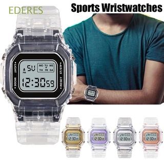 EDERES Fashion Digital Watch for Students Life Waterproof Wristwatches Electronic Screen Luminous Alarm Clock Casual Multifunctional Eye Protection Sports Watch/Multicolor