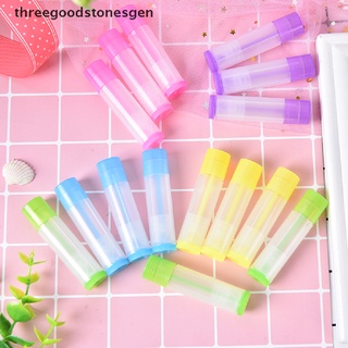 [threegoodstonesgen] 10pcs empty lip balm lipstick cream tube bottle mouth lip balm stick container