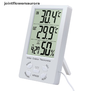 nuevo stock nuevo termómetro interior/exterior digital lcd higrómetro medidor de temperatura humedad caliente