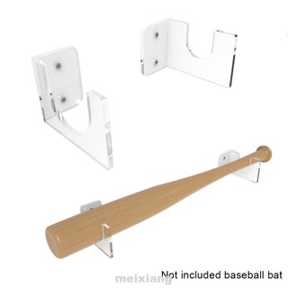 2 unids/set de almacenamiento para el hogar, acrílico, Horizontal, soporte de bate de béisbol