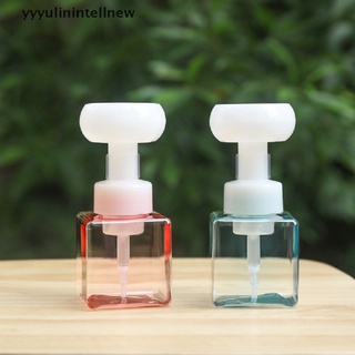 yyyyulinintellnew: dispensador de jabón líquido en forma de flor, espuma de espuma, gel de ducha, botella de espuma caliente
