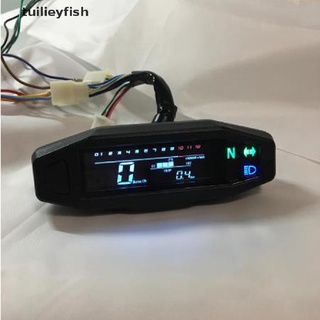 tuilieyfish motocicleta lcd velocímetro digital odómetro eléctrico inyección y carburador medidor co